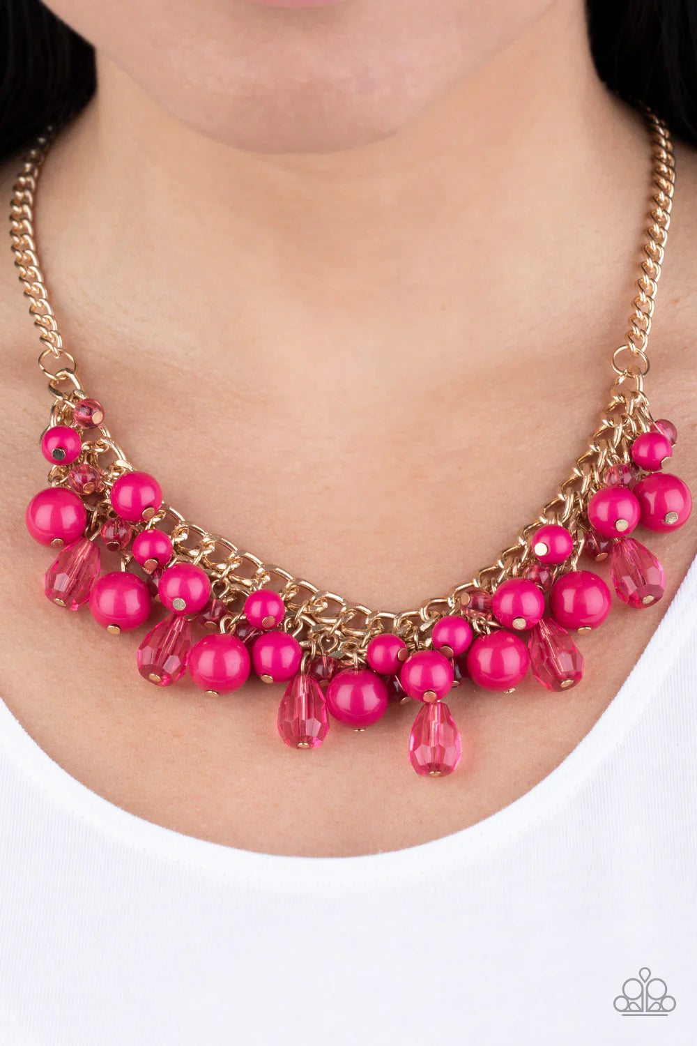 Tour de Trendsetter - Pink ♥ Necklace