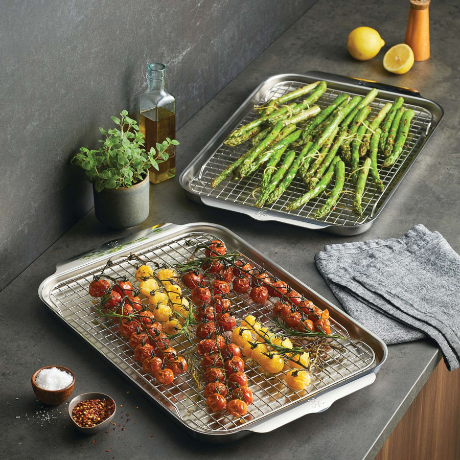 OvenBond Stainless Steel Quarter Sheet Pan Rack – Hestan Culinary