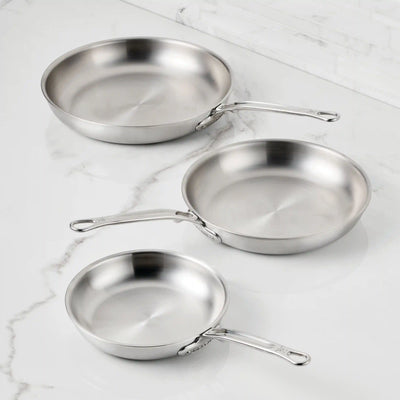 View Commercial Clad Stainless Steel Skillets