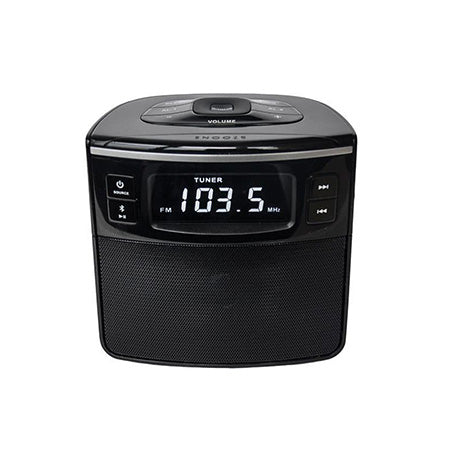 Sylvania Bluetooth Dual Alarm Clock with USB Charging and FM Radio - B