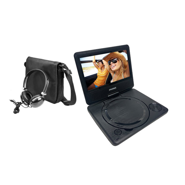 Sylvania 7-in Dual Screen Portable DVD Player - Black – TDLCanada