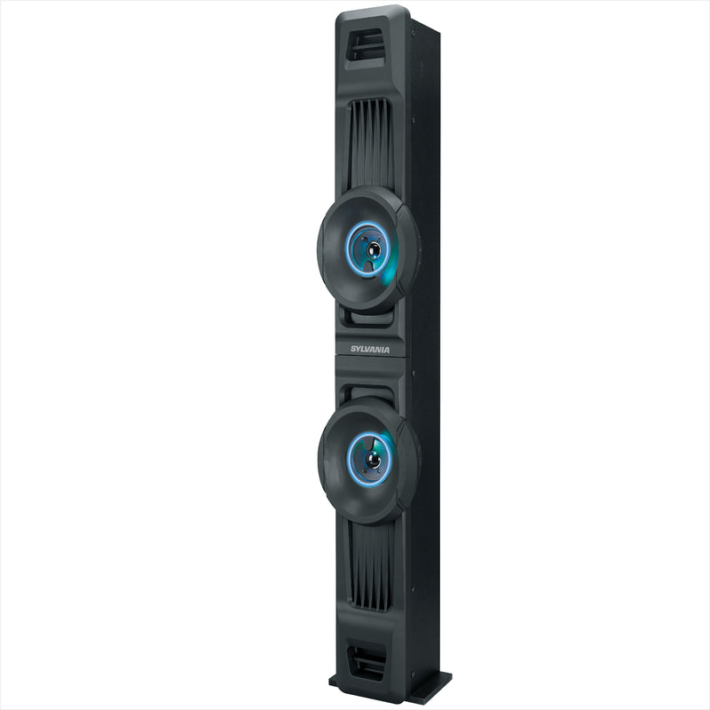 sylvania bluetooth tower speaker