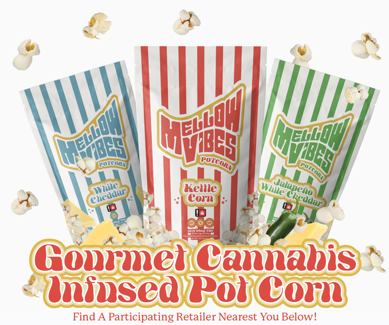 Mellow Vibes Cannabis Popcorn Store Finder