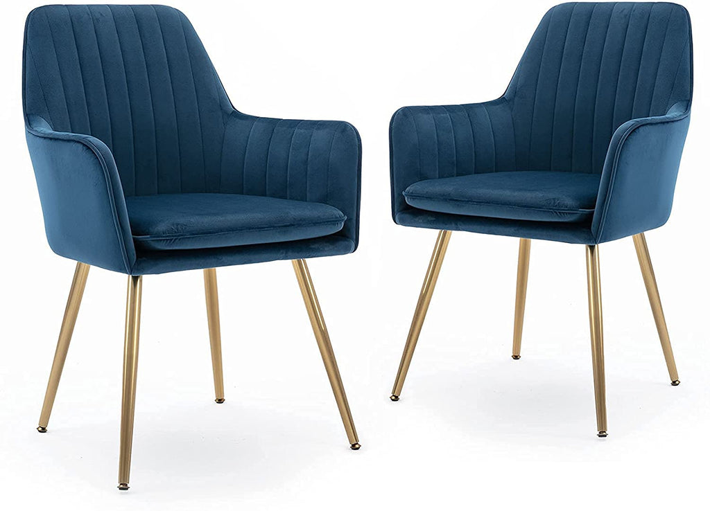 home goods blue velvet chair