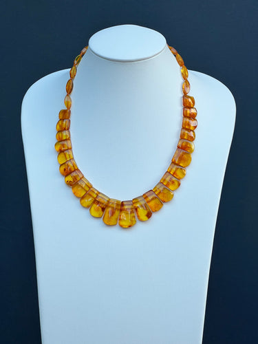Luxury Amber Pendant Necklace - Precious Amber