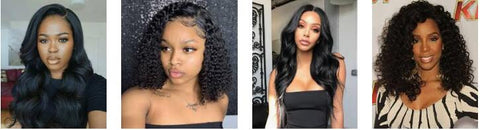 2020 top Sew in lace frontal wig hairstyle for black women 