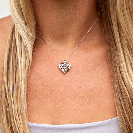 Linked Hearts Valentine choker necklace, RE.STATEMENT