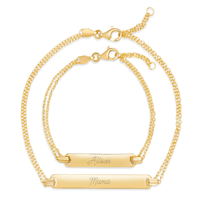 Personalized Gold Plated Name Bracelet – Stayclassy.in