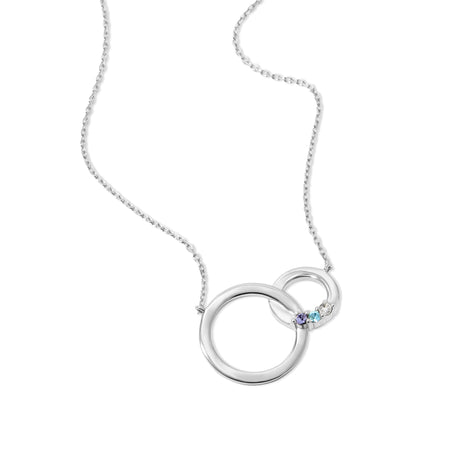 Infinity Sign - Birthstone Necklace (Sterling Silver) - Talisa Jewelry