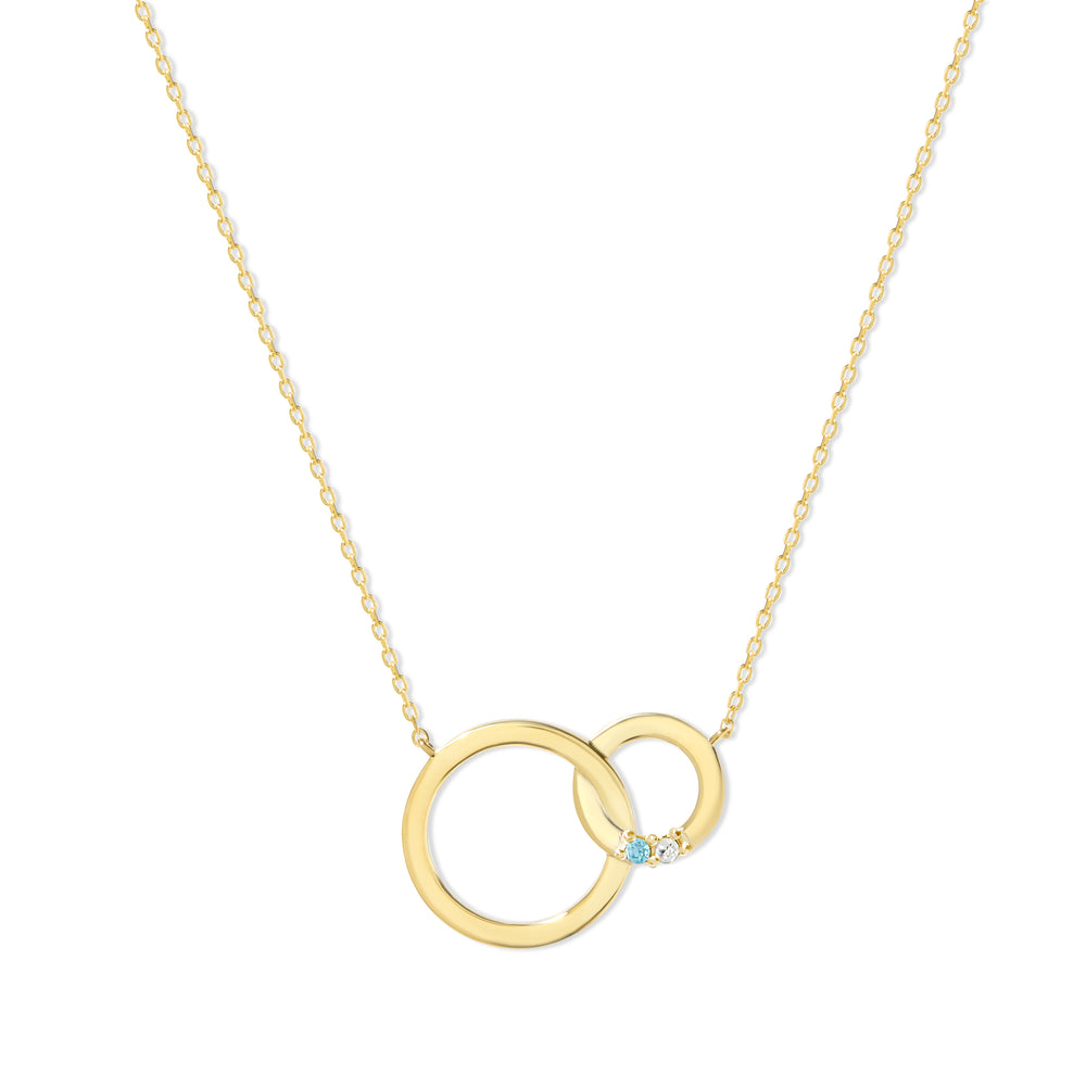 2 Carat Moissanite Silver Circle Necklace – Only Sparkles