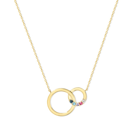 Mini Interlocking Circles Necklace Mother Daughter Gift Bff Necklace Dainty  Entwined Circles Necklace Gold Circle Necklace - Etsy