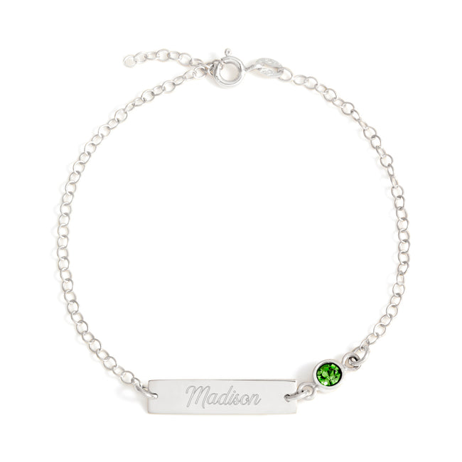 Personalized Gift Name Bar Bracelet 16K A Hand India | Ubuy