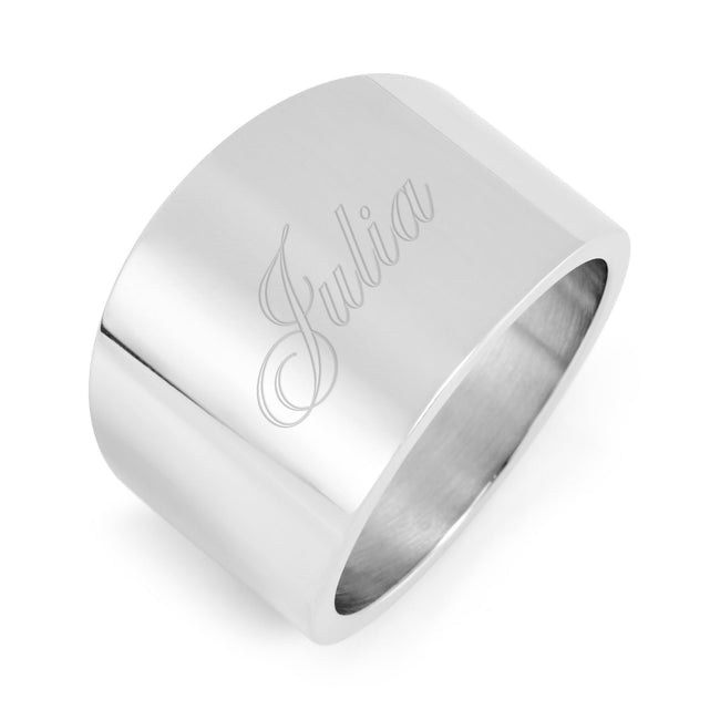 Engravable Stainless Steel Cigar Band