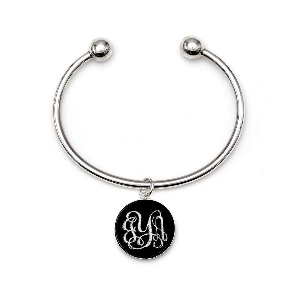 Custom Monogram Cuff Bracelet