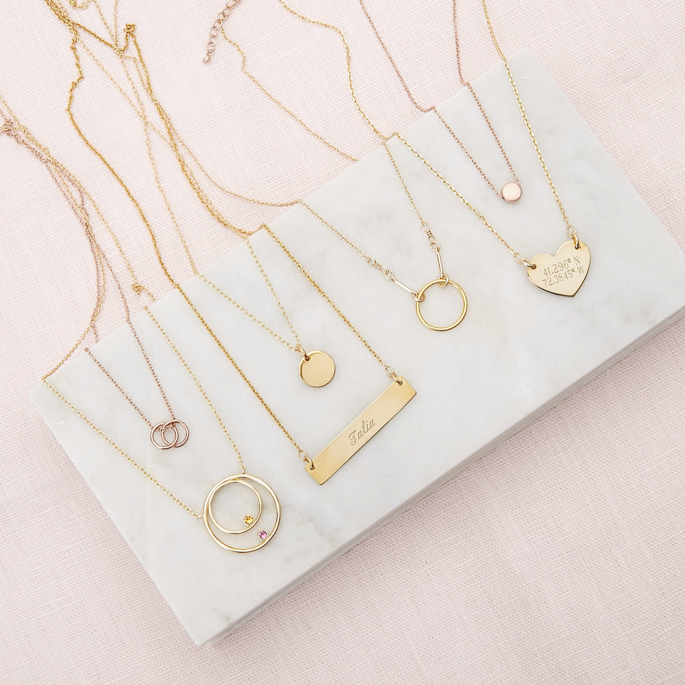 Dogeared Karma Gold Dipped Necklace | Eve's Addiction