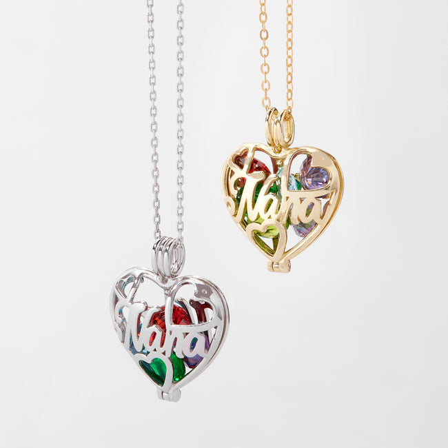 Nana Necklace With Birthstones | Quartz Crystal Jewellery – Beautifully  Handmade UK