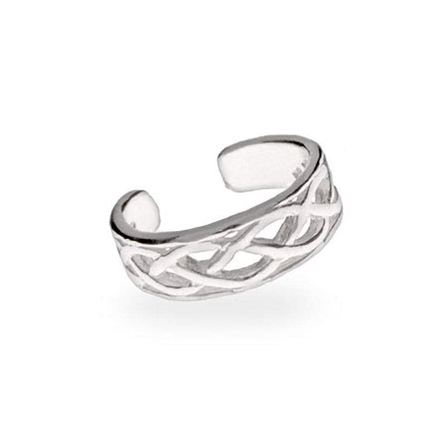 Celtic Knot Toe Ring in Sterling Silver