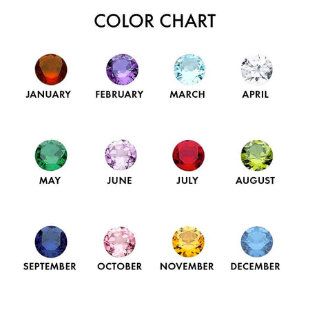 Birthstone Colored CZ Charms | Wholesale Jewelry Website