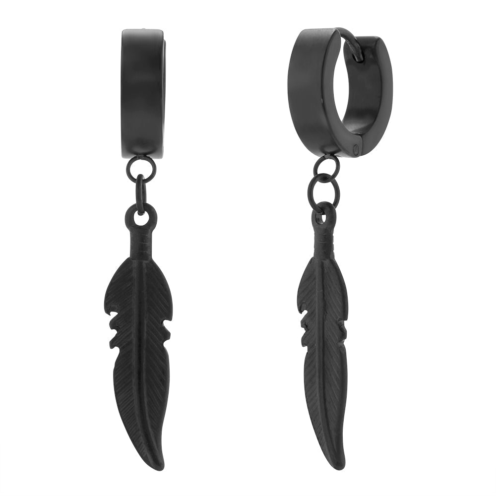 Mens Black Circle Earrings 2024 | favors.com