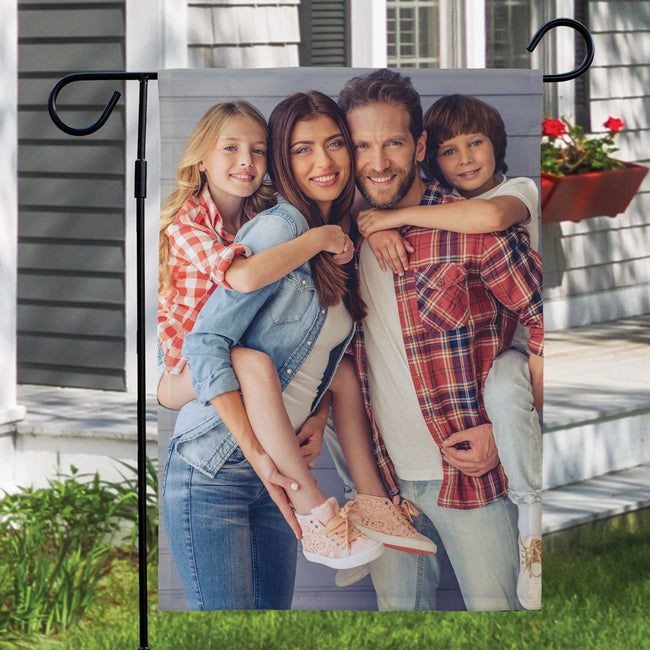 Custom Photo Garden Flag