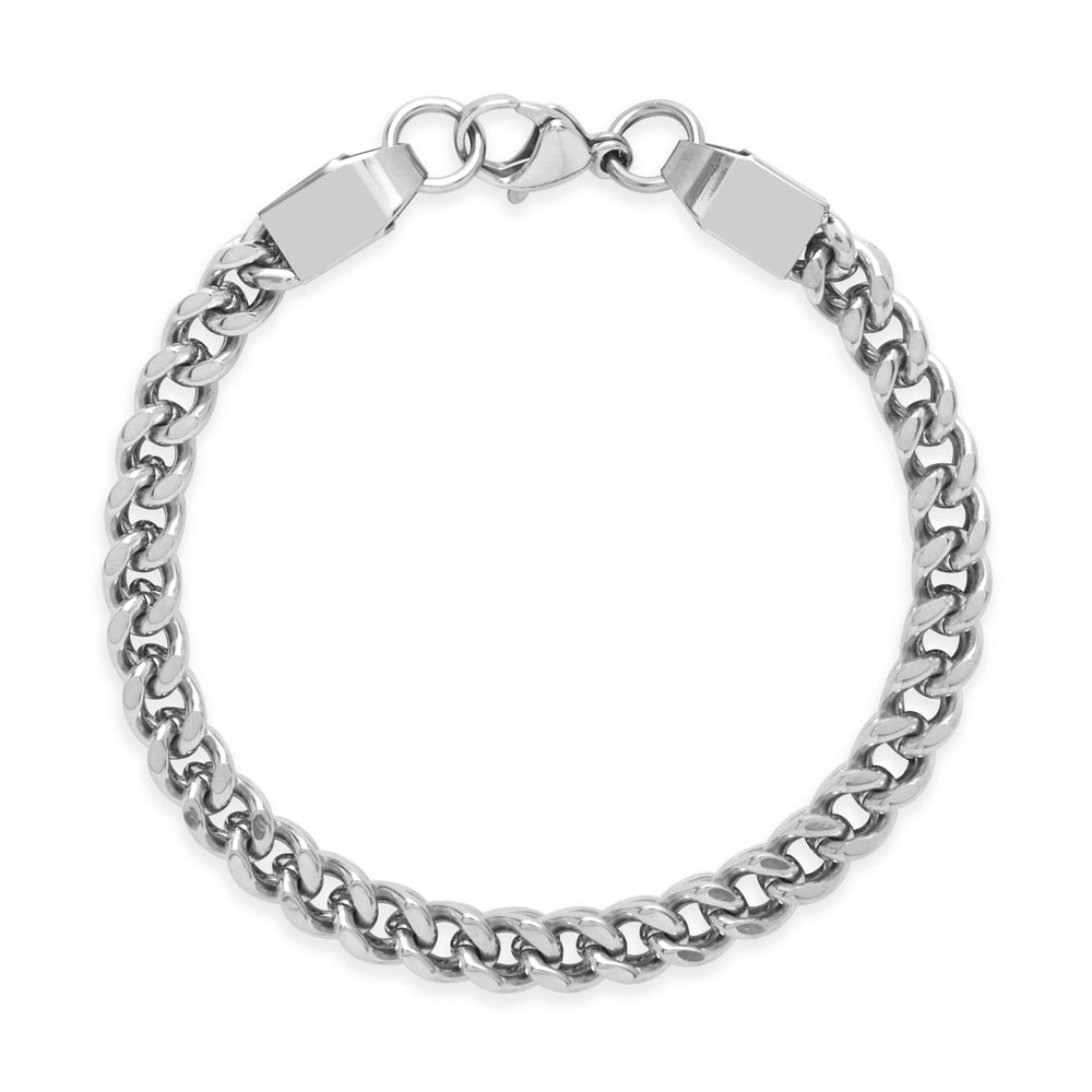 Men's Stainless Steel Fox Chain Bracelet | Eve's Addiction