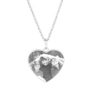 Stainless Steel Heart Photo Pendant