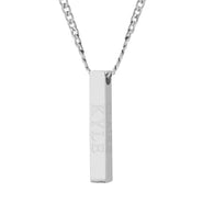 mens necklace with girlfriends name