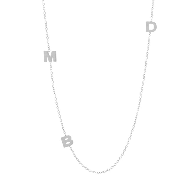 3 Initial Necklace – Reflection of Memories