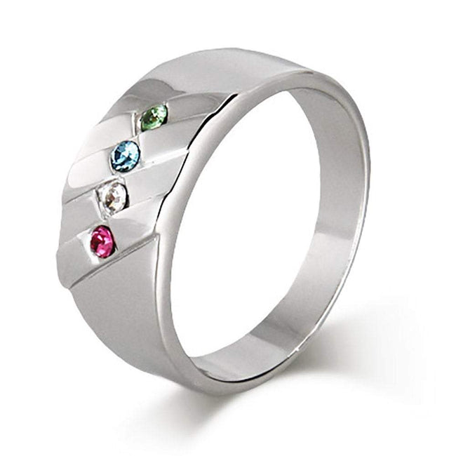 Father's day rings with shop birthstones