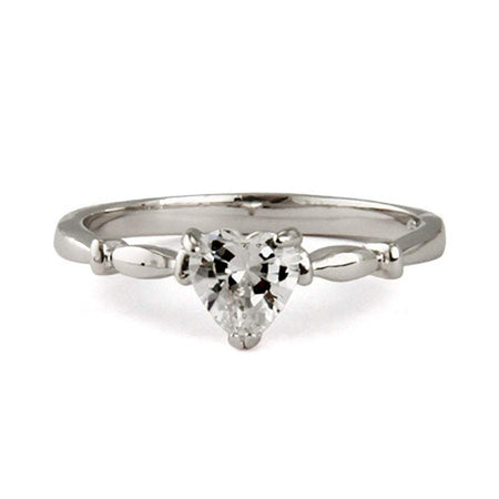 1/50 Ctw Oval Shape Round Cut Diamond Promise Ring in 10K Wh | Becker's  Jewelers | Burlington, IA