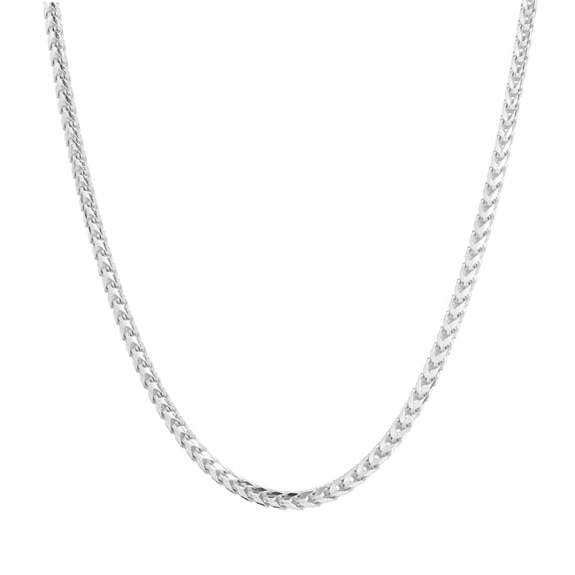 Men's Sterling Silver Franco Chain Necklace