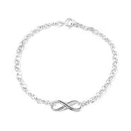 Sterling Silver Infinity Bracelet