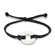 Men's Engravable Stainless Steel Circle Bracelet