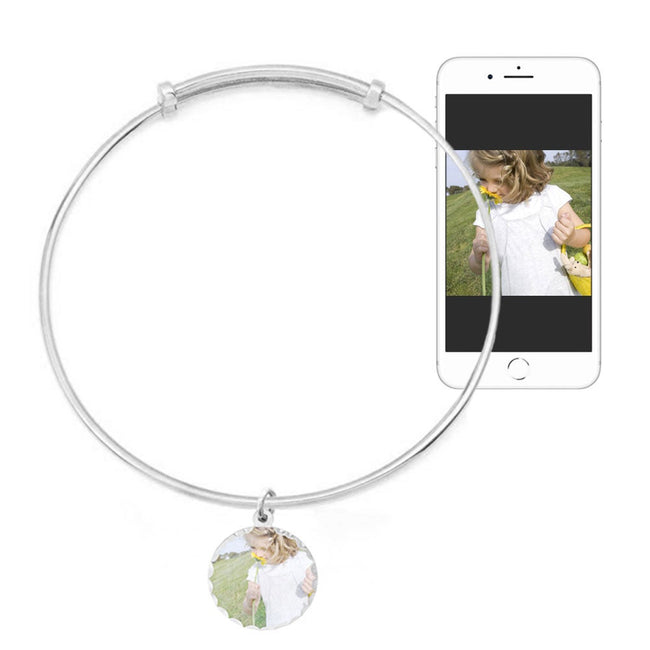 Custom Made Photo Bracelet Bangle Design