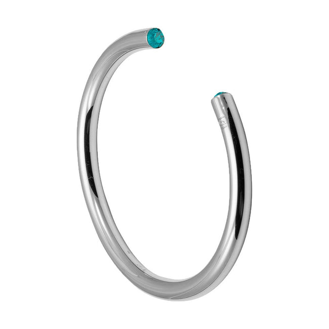 Stella Valle Silver December Birthstone Cuff Bracelet