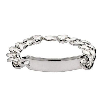 Heavy 925 Silver Men's curb Link Bracelet – Karizma Jewels