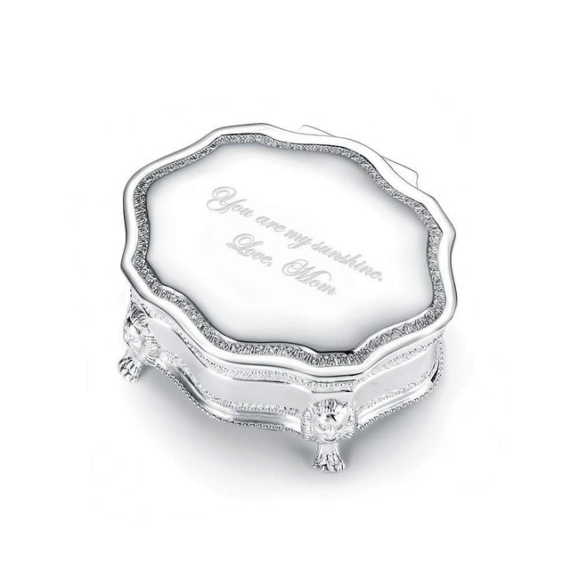 Engravable Princess Victorian Jewelry Box