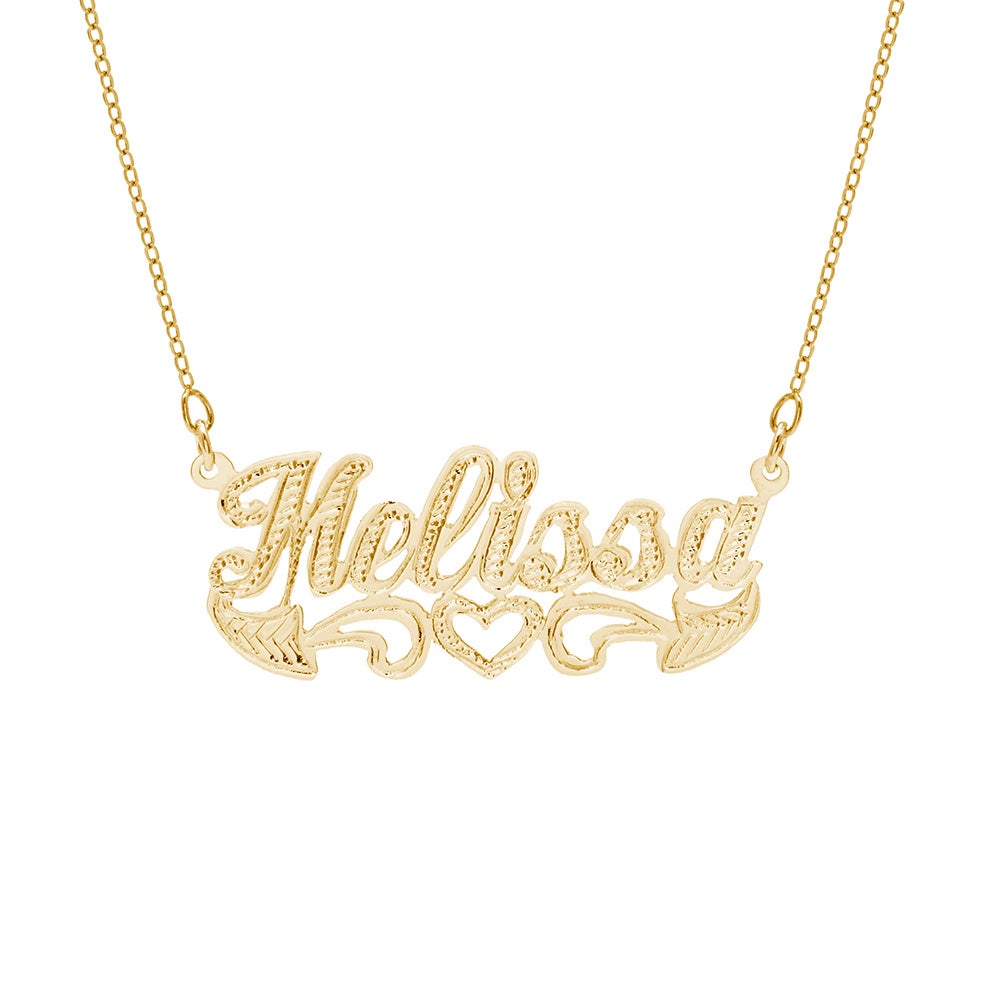 Personalized 14K Gold-Plated Floating Monogram Ankle Bracelet 