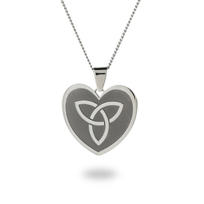 Engravable Celtic Knot Heart Necklace