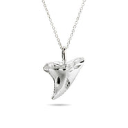 Sterling Silver Sharks Tooth Pendant