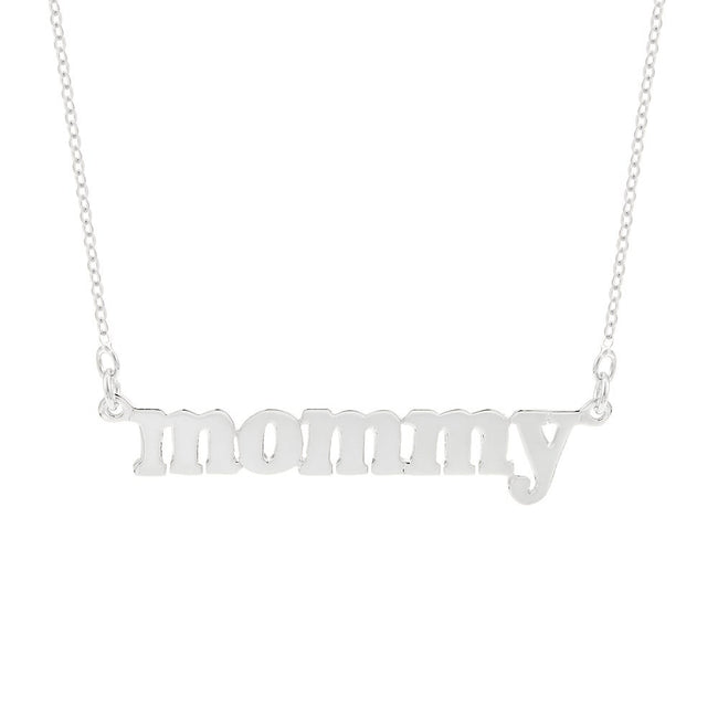 Sterling Silver Mommy Necklace