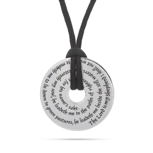 The Lord is My Shepherd Prayer Pendant