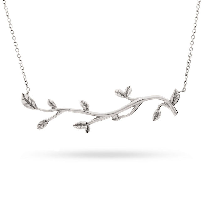 Tree Branch Sterling Silver Necklace