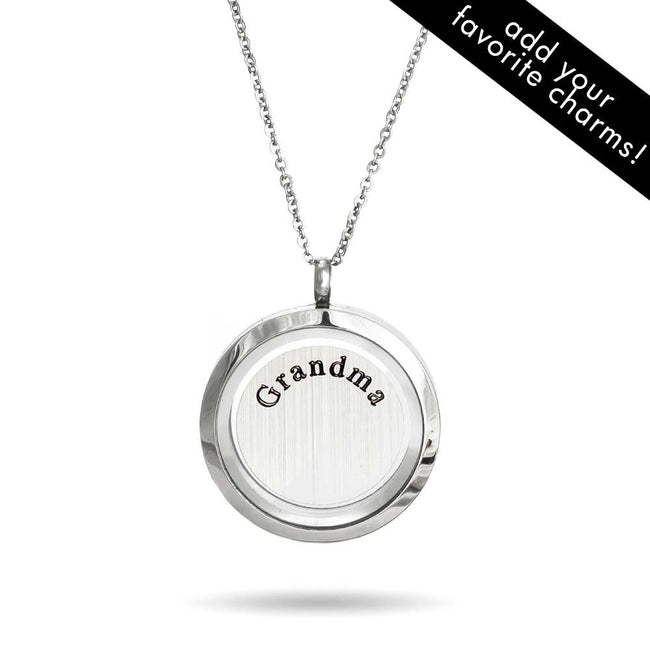 Grandma Floating Locket Necklace