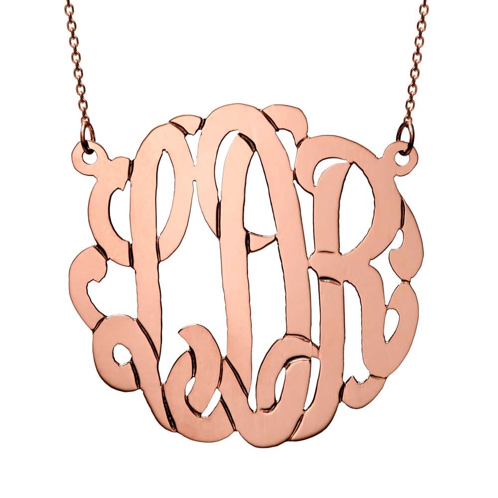 Rose Gold Monogram