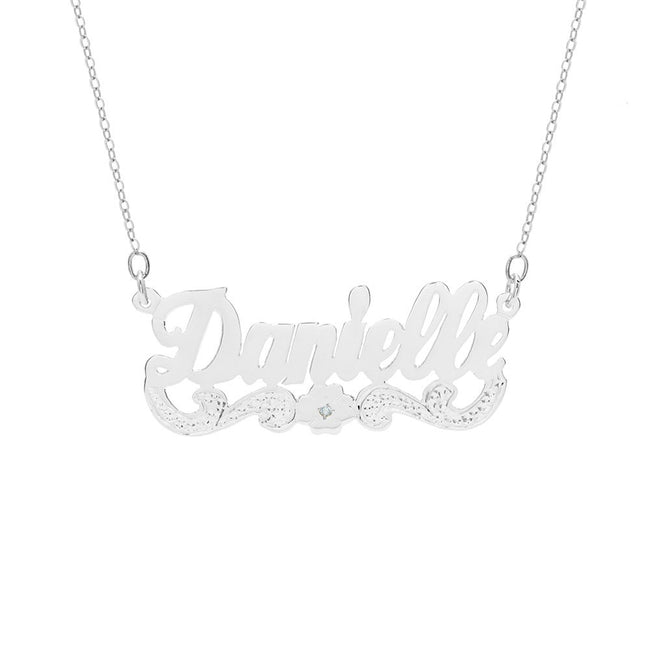 Bodega Script Nameplate Necklace