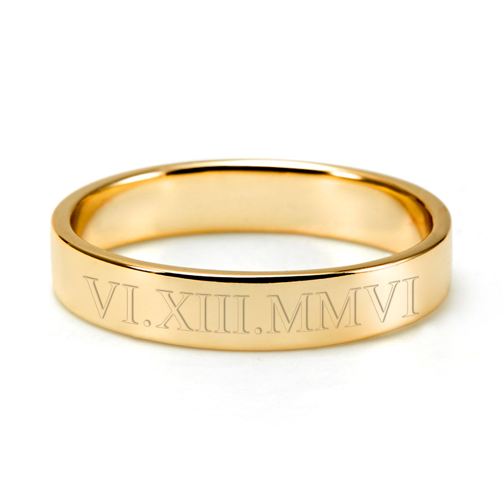 Cazador Hollow Roman Numerals Rings for Women Classic Stainless Steel Gold  Color Finger Ring 2024 Trend Jewelry Anniversary Gift - AliExpress