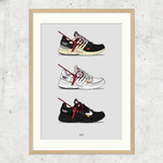Air Jordan Sneaker "Trio" Print