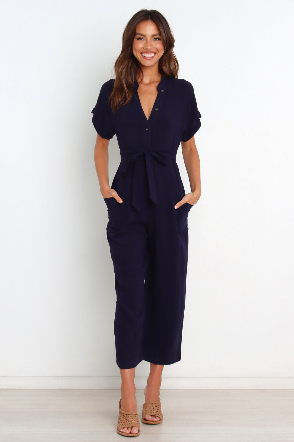 Archie Jumpsuit - Navy - Petal & Pup USA