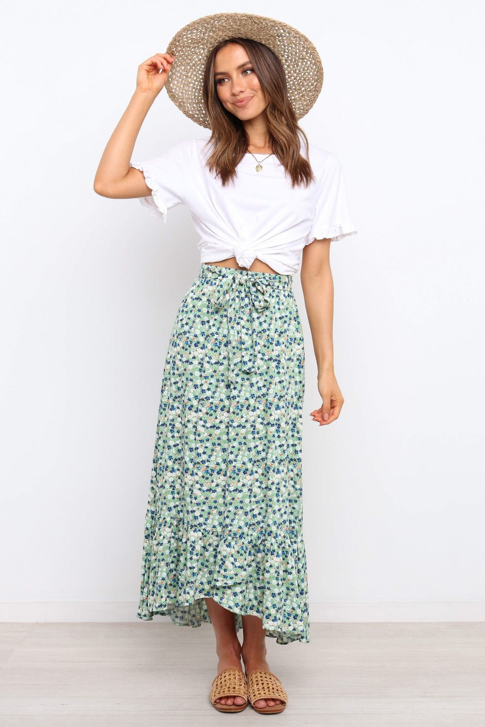 Cayden Skirt - Green - Petal & Pup USA